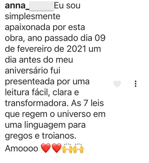 Depoimento Manual Instrução para vida